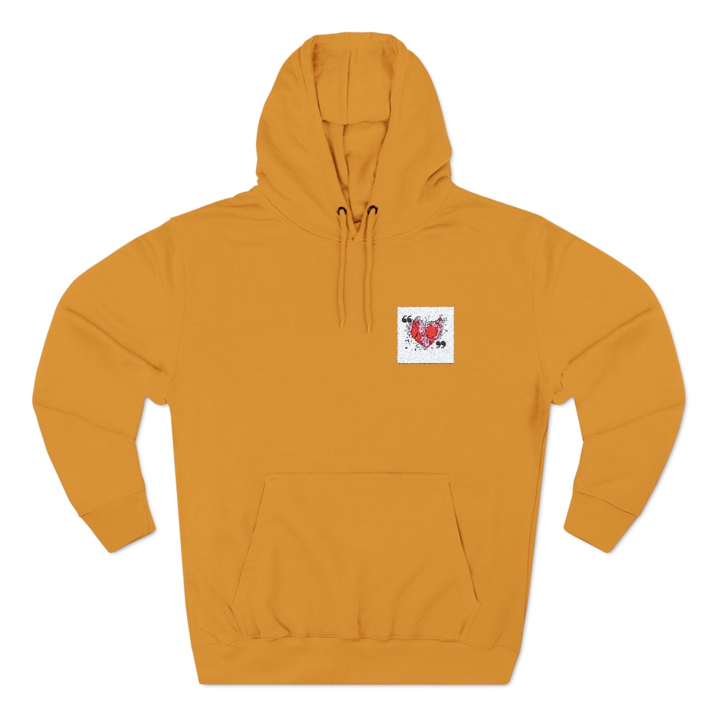 Three-Panel Fleece Hoodie