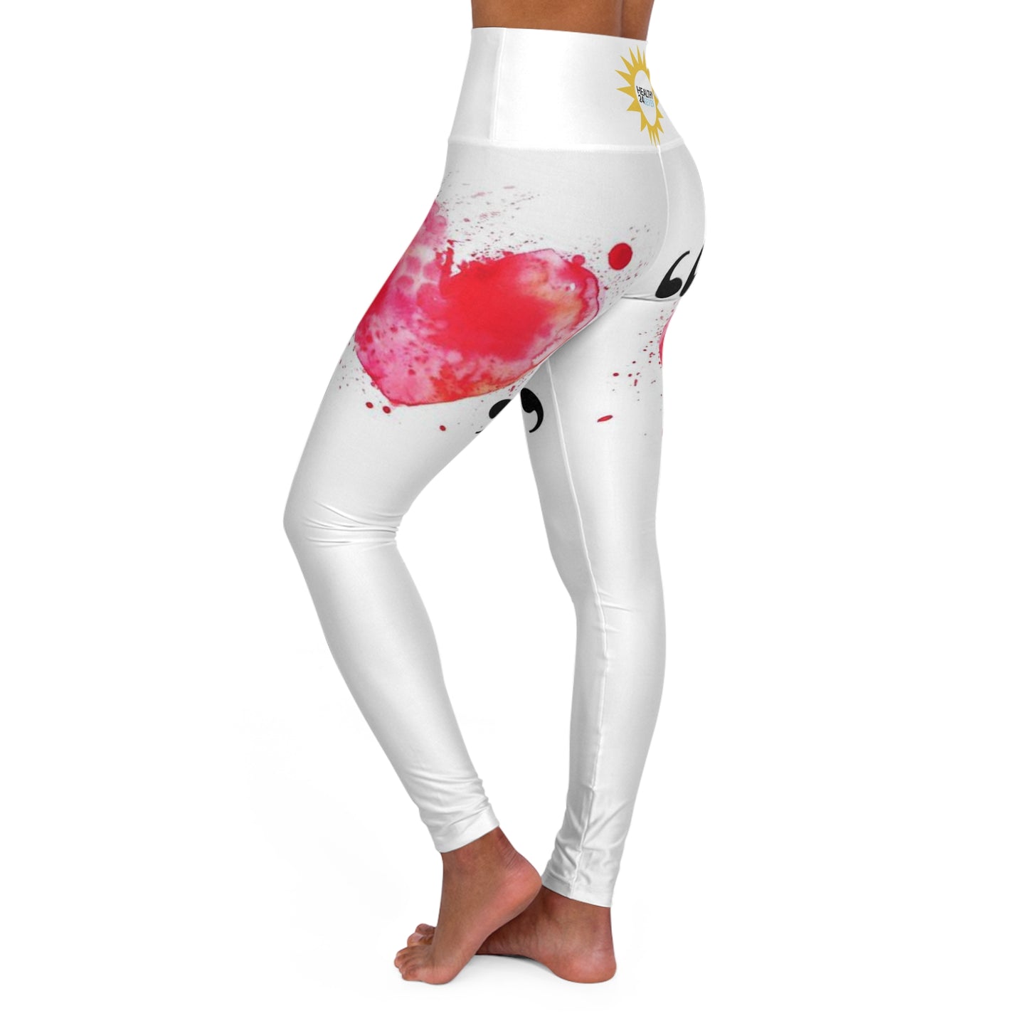 High Waisted Yoga Leggings (AOP)