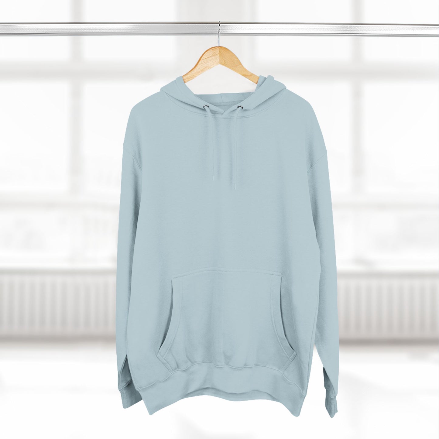 Three-Panel Fleece Hoodie