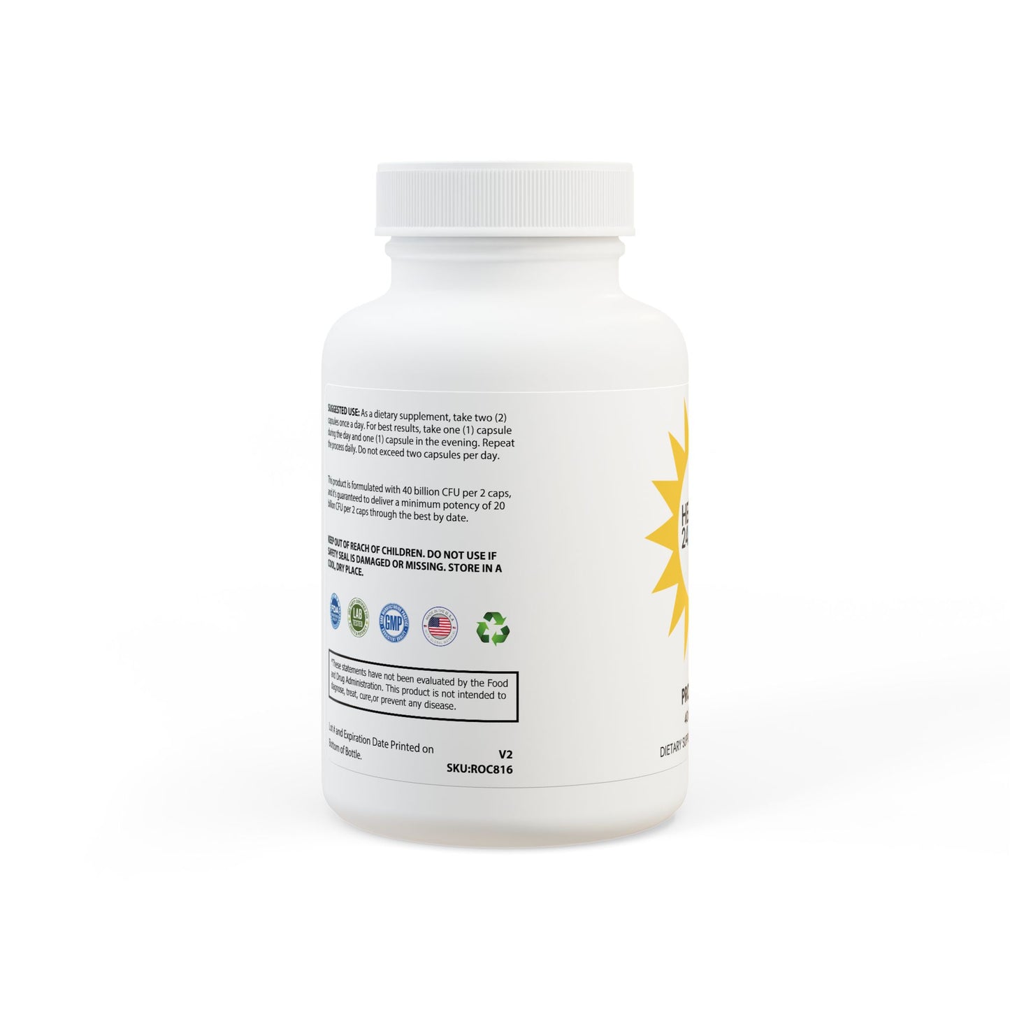 Probiotics Supplement (60 Capsules)