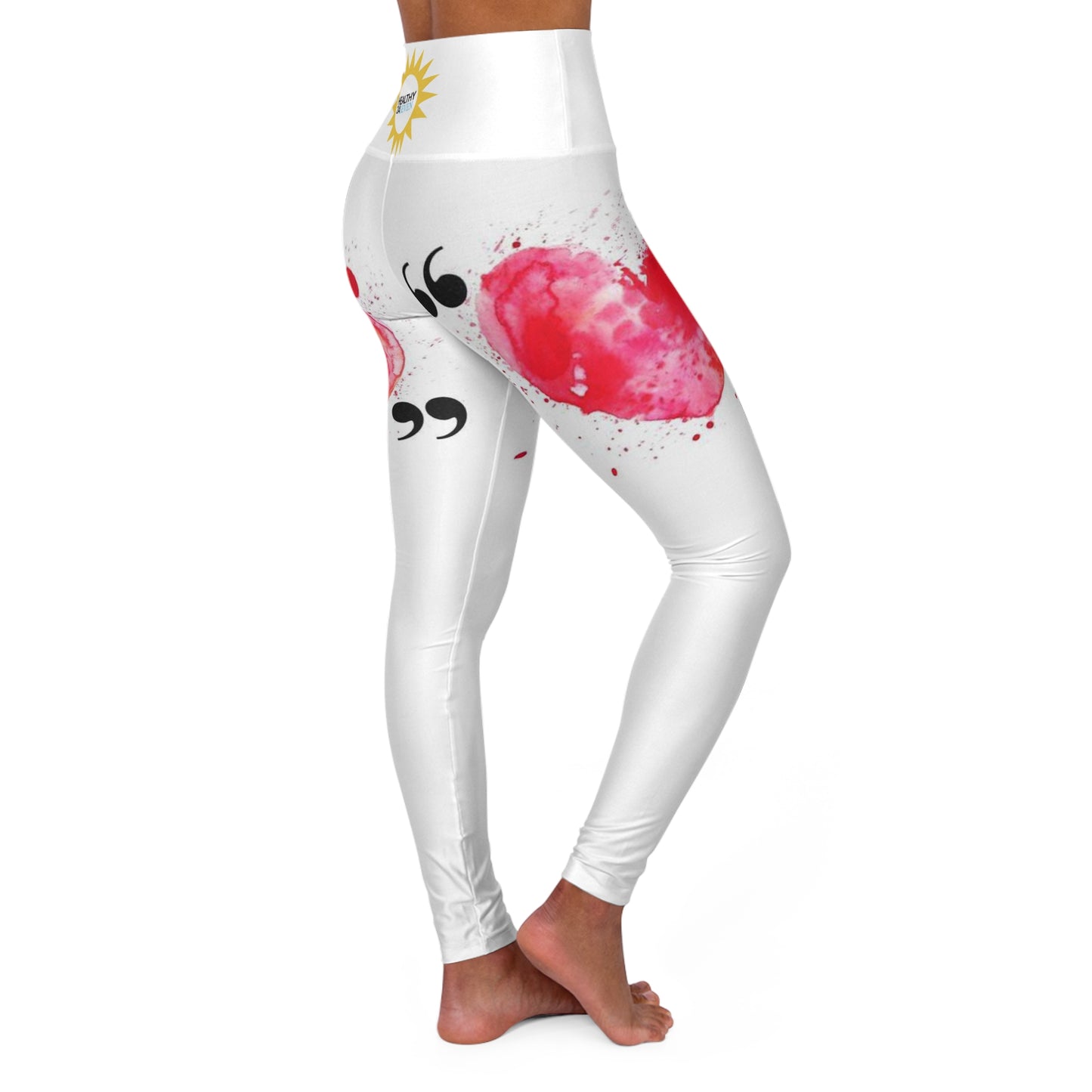 High Waisted Yoga Leggings (AOP)