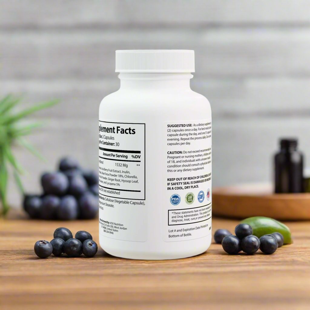 Acai Berry Complex Supplement (60 Capsules)....