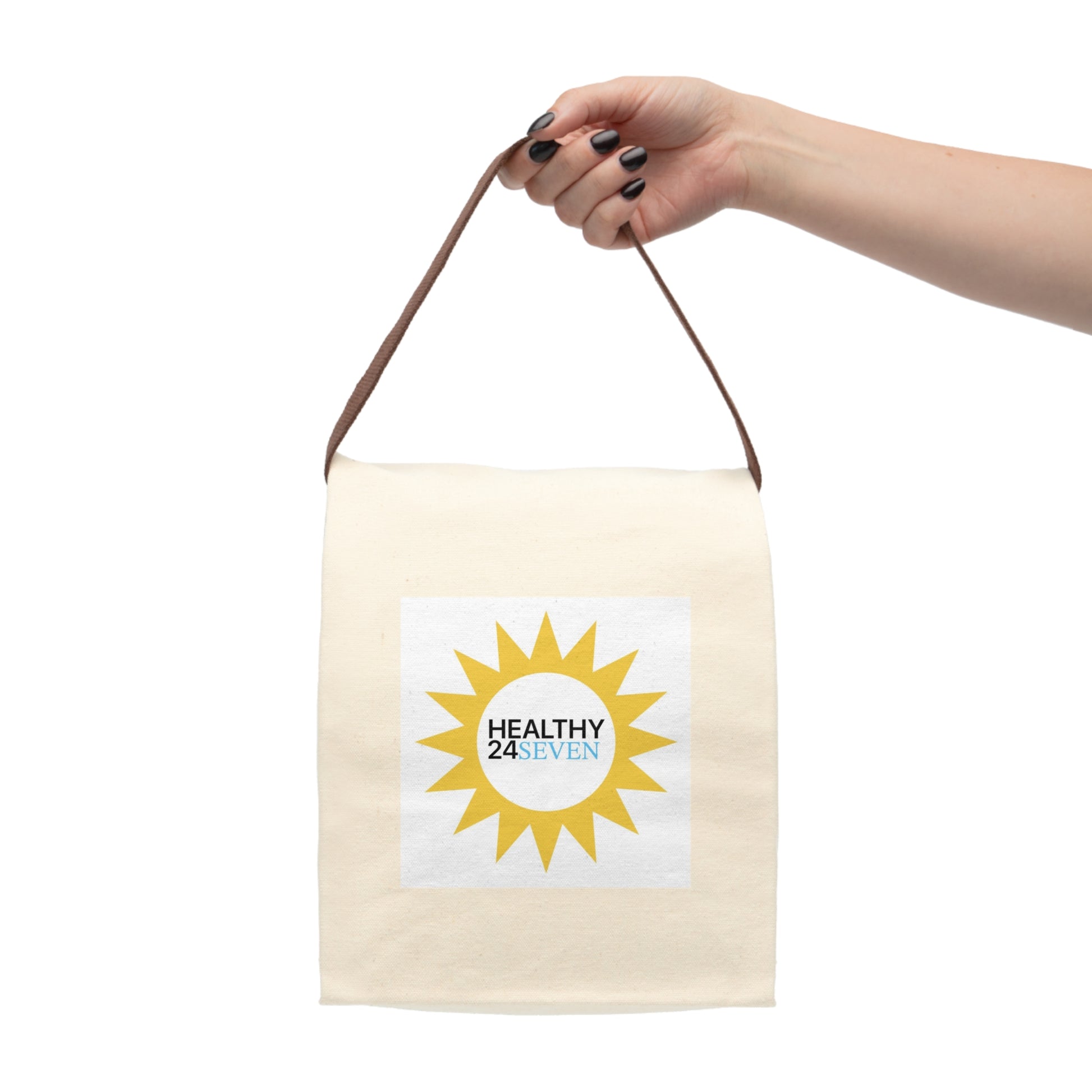 Canvas Lunch Bag With Strap82048