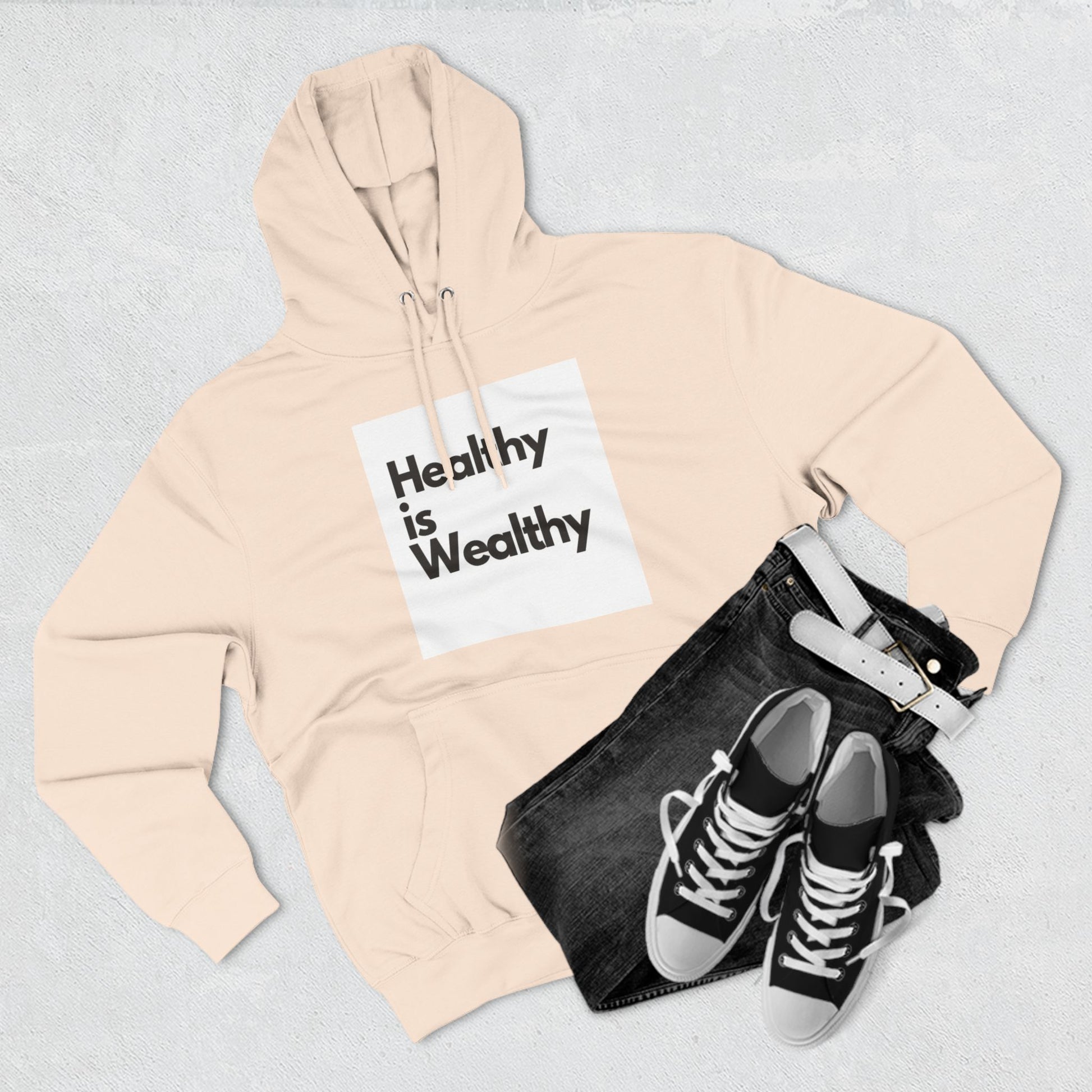 Three-Panel Fleece Hoodie................