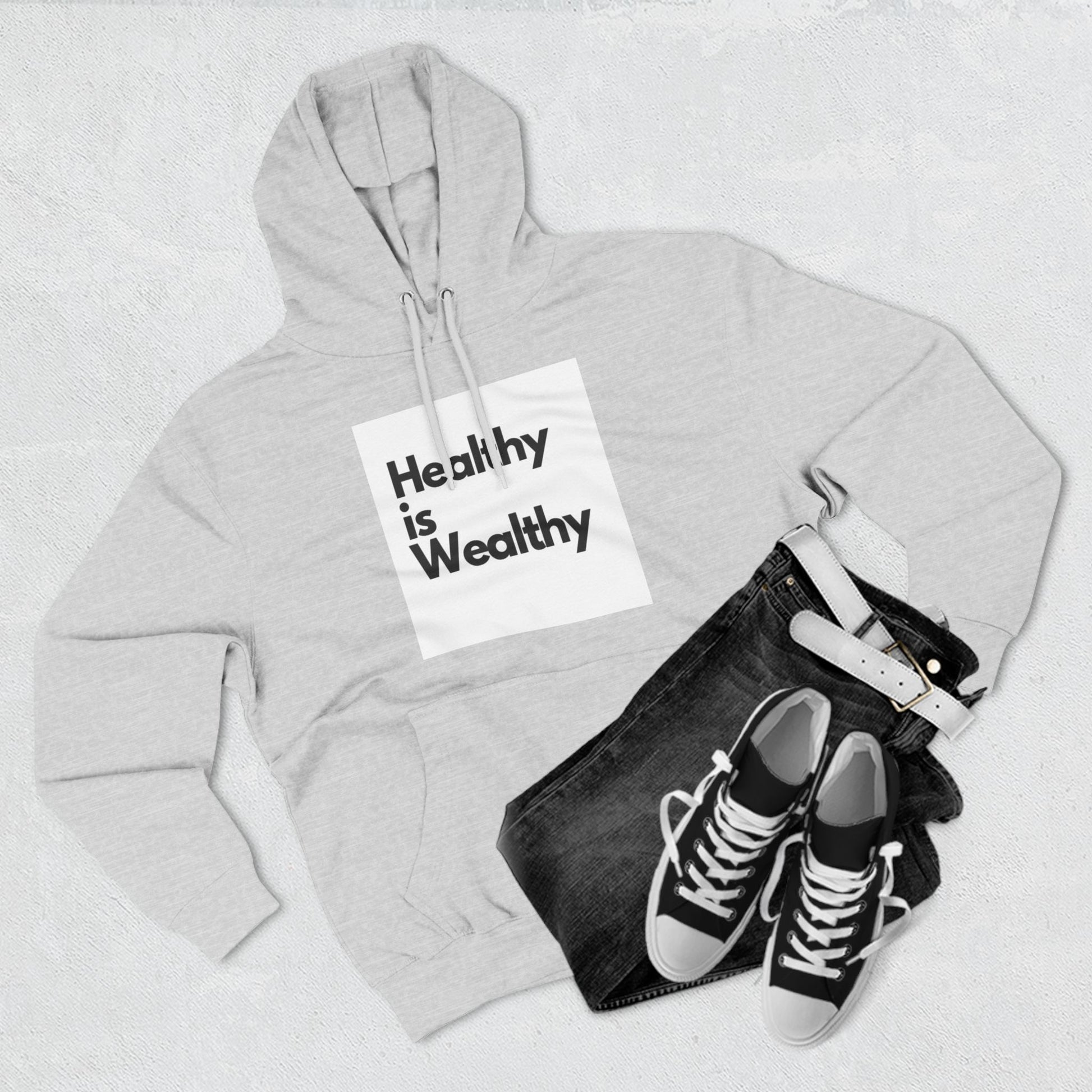 Three-Panel Fleece Hoodie........