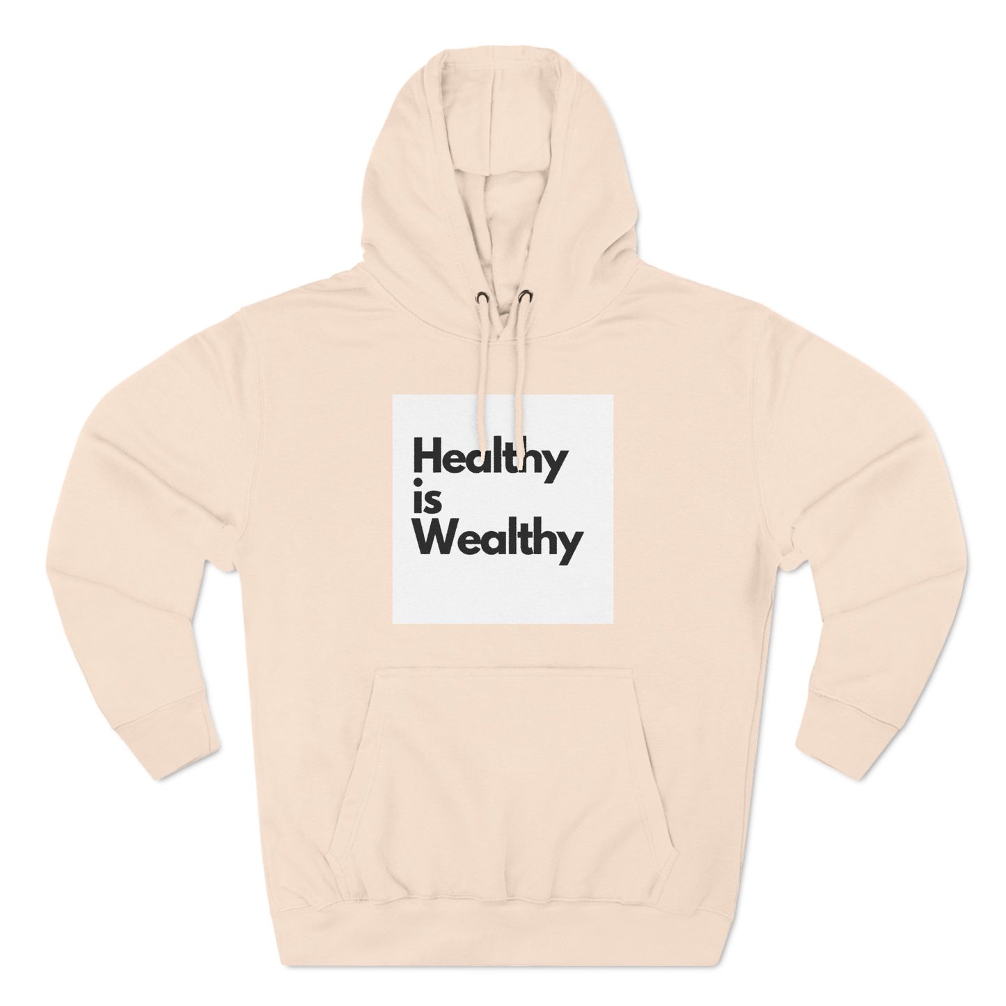 Three-Panel Fleece Hoodie