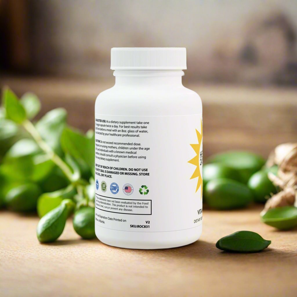 Vitamin K2 + D3 Supplement (60 Capsules).